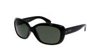 Ray-Ban Jackie Ohh Schwarz RB4101 601/58 58-18 Breit Polarisierte Gläser