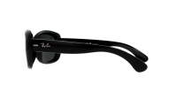 Ray-Ban Jackie Ohh Schwarz RB4101 601/58 58-18 Breit Polarisierte Gläser