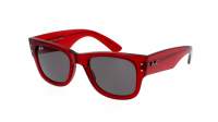 Ray-Ban Mega wayfarer Bio-Based RB0840S 6679/B1 51-21 Transparent Red