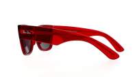 Ray-Ban Mega wayfarer Bio-Based RB0840S 6679/B1 51-21 Transparent Red