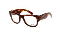 Ray-Ban Mega wayfarer RX0840V RB0840V 2144 51-21 Striped Havana