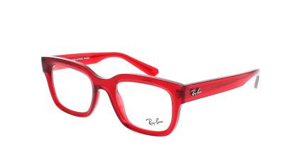 Lunettes de vue Ray-Ban Chad RX7217 RB7217 8265 52-22 Transparent Red en stock