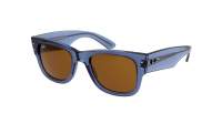 Ray-Ban Mega wayfarer Bio-based RB0840S 6680/73 51-21 Transparent Blue