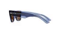 Ray-Ban Mega wayfarer Bio-based RB0840S 6680/73 51-21 Transparent Blue