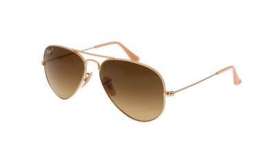 Sonnenbrille Ray-Ban Aviator Large Metal Gold RB3025 112/M2 58-14 Mittel Polarisierte Gläser auf Lager