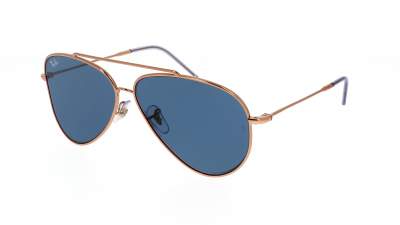 Sunglasses Ray-Ban Aviator Reverse RBR0101S 9202/3A 59-11 Rose Gold in stock