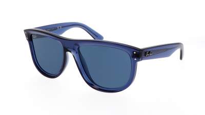 Sunglasses Ray-Ban Boyfriend Reverse RBR0501S 6708/3A 56-18 Transparent Navy Blue in stock