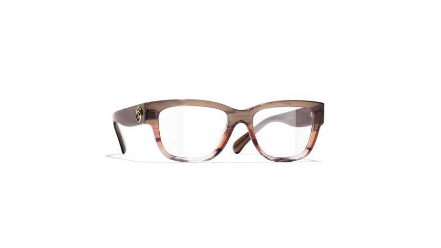 Eyeglasses CHANEL CH3455 1744 54-18 Brown Gradient Orange in stock