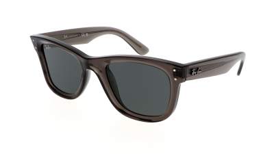 Sunglasses Ray-Ban Wayfarer Reverse RBR0502S 6707/GR 50-22 Transparent Dark Grey in stock