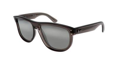 Sunglasses Ray-Ban Boyfriend Reverse RBR0501S 6707/GS 56-18 Transparent Dark Grey in stock