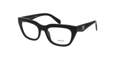 Brille Prada PR A06V 16K1O1 52-19 Schwarz auf Lager