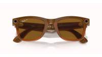 Ray-Ban Meta wayfarer RW4006 670683 50-22 Braun