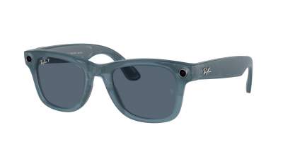 Sunglasses Ray-Ban Meta wayfarer RW4006 67552V 50-22 Dusty Blue in stock