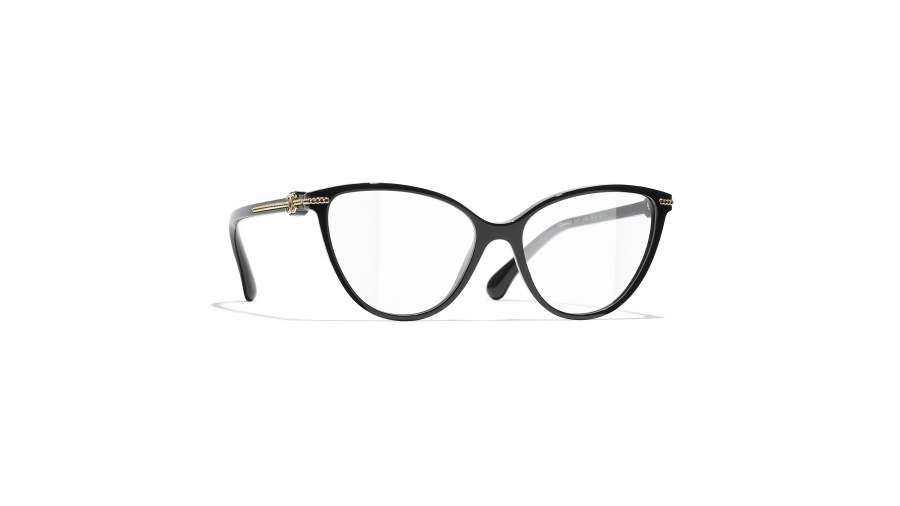 Lunettes de vue CHANEL Chaîne CH3457 C622 55-16 Noir en stock