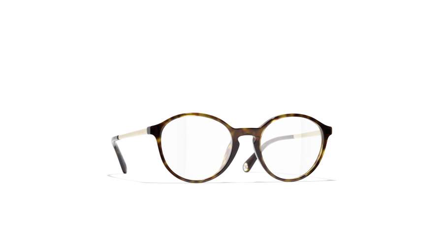 Lunettes de vue CHANEL CH3468U C714 49-19 Dark havana en stock