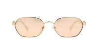 Gucci Gg logo GG1593S 002 56-18 Gold