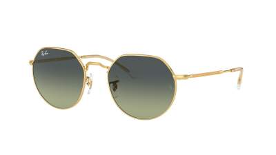 Lunettes de soleil Ray-Ban Jack RB3565 001/BH 55-20 Or en stock