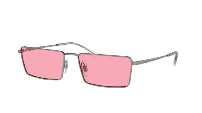 Lunettes de soleil Ray-Ban Emy RB3741 004/84 56-17 Argent en stock