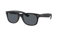 Ray-Ban New wayfarer RB2132 622/R5 55-18 Rubber Black