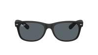 Ray-Ban New wayfarer RB2132 622/R5 55-18 Rubber Black