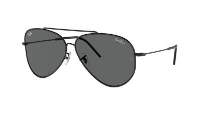 Lunettes de soleil Ray-Ban Aviator Reverse Lenny Kravitz RBR0101S 002/GR 62-11 Noir en stock