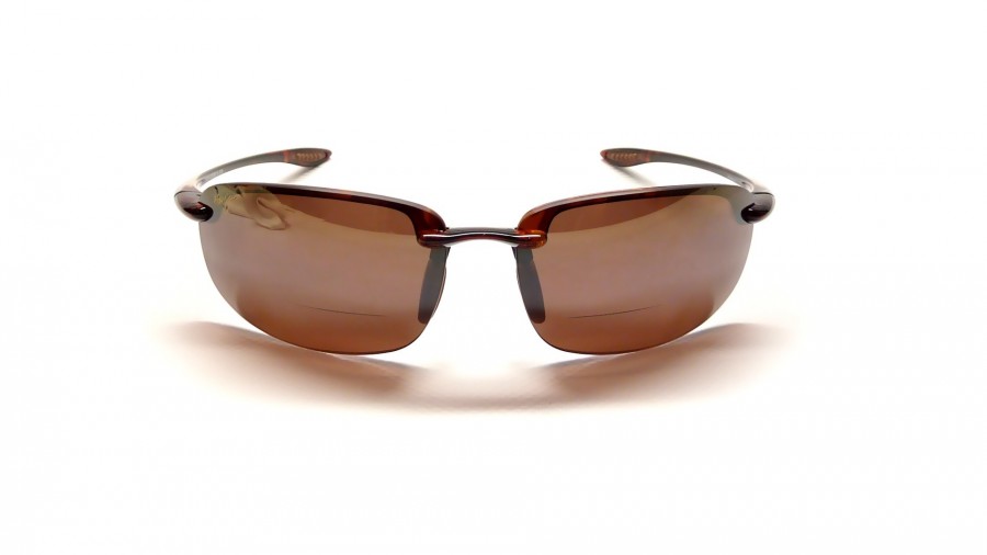 Lunettes de soleil Maui Jim Ho'Okipa Brun MauiReader +2.5 H807-10 64-17 Large Polarized Miroirs en stock