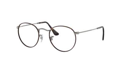 Brille Ray-Ban Round metal Optics RX3447V RB3447V 3174 47-21 Havana on gunmetal auf Lager