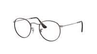 Ray-Ban Round metal Optics RX3447V RB3447V 3174 47-21 Havana on gunmetal