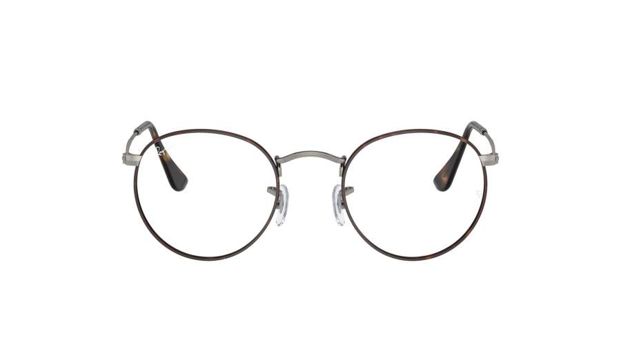 Eyeglasses Ray-Ban Round metal Optics RX3447V RB3447V 3174 47-21 Havana on gunmetal in stock