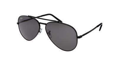 Lunettes de soleil Ray-Ban New aviator RB3625 002/B1 55-14 Noir en stock