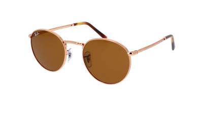 Sunglasses Ray-Ban New round RB3637 9202/33 53-21 Rose Gold in stock