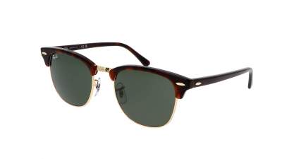 Lunettes de soleil Ray-Ban Clubmaster RB3016 W0366 55-21 Mock Tortoise on Arista en stock