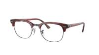 Ray-Ban Clubmaster RX5154 RB5154 8376 51-21 Striped Red On Gunmetal