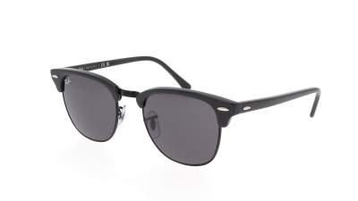 Sunglasses Ray-Ban Clubmaster RB3016 1367/B1 55-21 Grey on black in stock