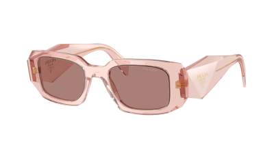 Lunettes de soleil Prada Symbole PR 17WS 19Q-10D 49-20 Transparent Peach en stock