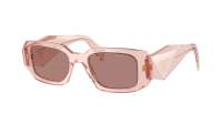 Prada Symbole PR 17WS 19Q-10D 49-20 Transparent Peach