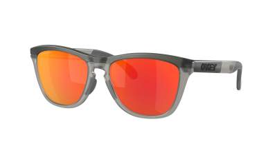 Lunettes de soleil Oakley Frogskins Range OO9284 01 55-17 Matte Grey Smoke Grey Ink en stock