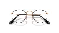 Ray-Ban Round metal Optics RX3447V RB3447V 3173 50-21 Black On Rosegold