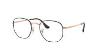 Ray-Ban RX6448 RB6448 3176 51-21 Havana On Rosegold