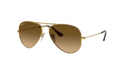 Lunettes de soleil Ray-Ban Aviator Large metal RB3025 001/M2 58-14 Or en stock