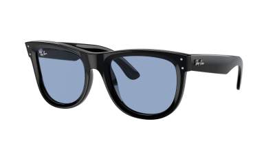 Lunettes de soleil Ray-Ban Wayfarer Reverse RBR0502S 6677/72 50-22 Noir en stock