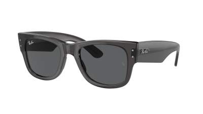 Lunettes de soleil Ray-Ban Mega wayfarer RB0840S 1406/B1 51-21 Transparent Black en stock