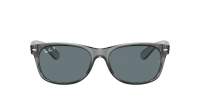 Ray-Ban New wayfarer RB2132 6450/3R 58-18 Transparent grey