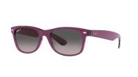 Ray-Ban New wayfarer RB2132 6606/M3 52-18 Matte Violet On Transparent