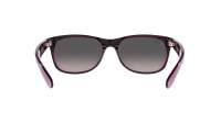 Ray-Ban New wayfarer RB2132 6606/M3 52-18 Matte Violet On Transparent