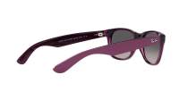 Ray-Ban New wayfarer RB2132 6606/M3 52-18 Matte Violet On Transparent