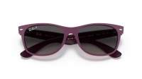 Ray-Ban New wayfarer RB2132 6606/M3 52-18 Matte Violet On Transparent