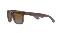 Ray-Ban Justin RB4165 6597/T5 51-16 Transparent Dark Brown