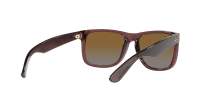 Ray-Ban Justin RB4165 6597/T5 51-16 Transparent Dark Brown