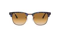 Ray-Ban Clubmaster RB3016 1256/51 51-21 Spotted Brown/Blue